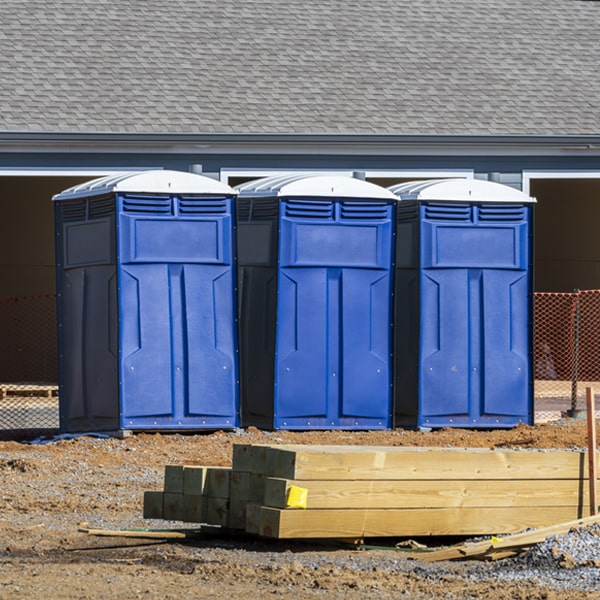 are there any restrictions on what items can be disposed of in the porta potties in Chest Springs